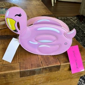 Betsey Johnson Flamingo Float Crossbody Purse